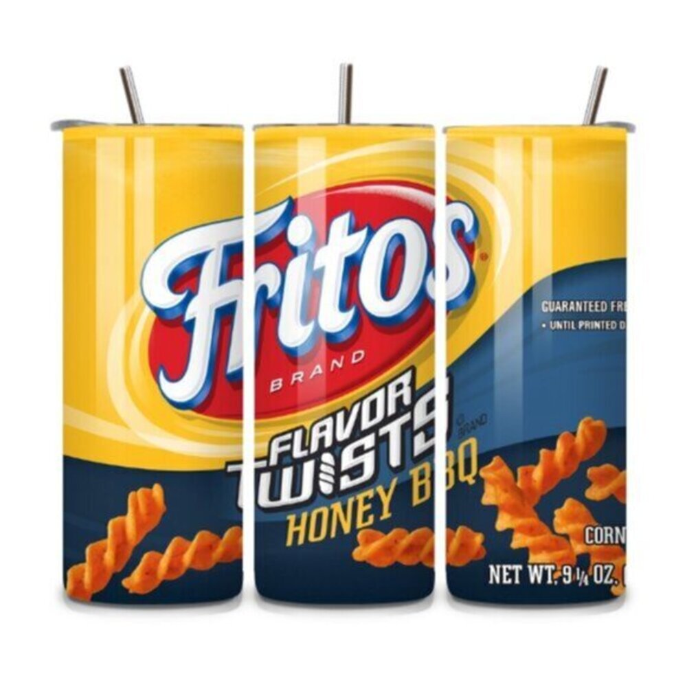 Fritos Honey BBQ Twists 20oz Stainless Steel Tumbler
